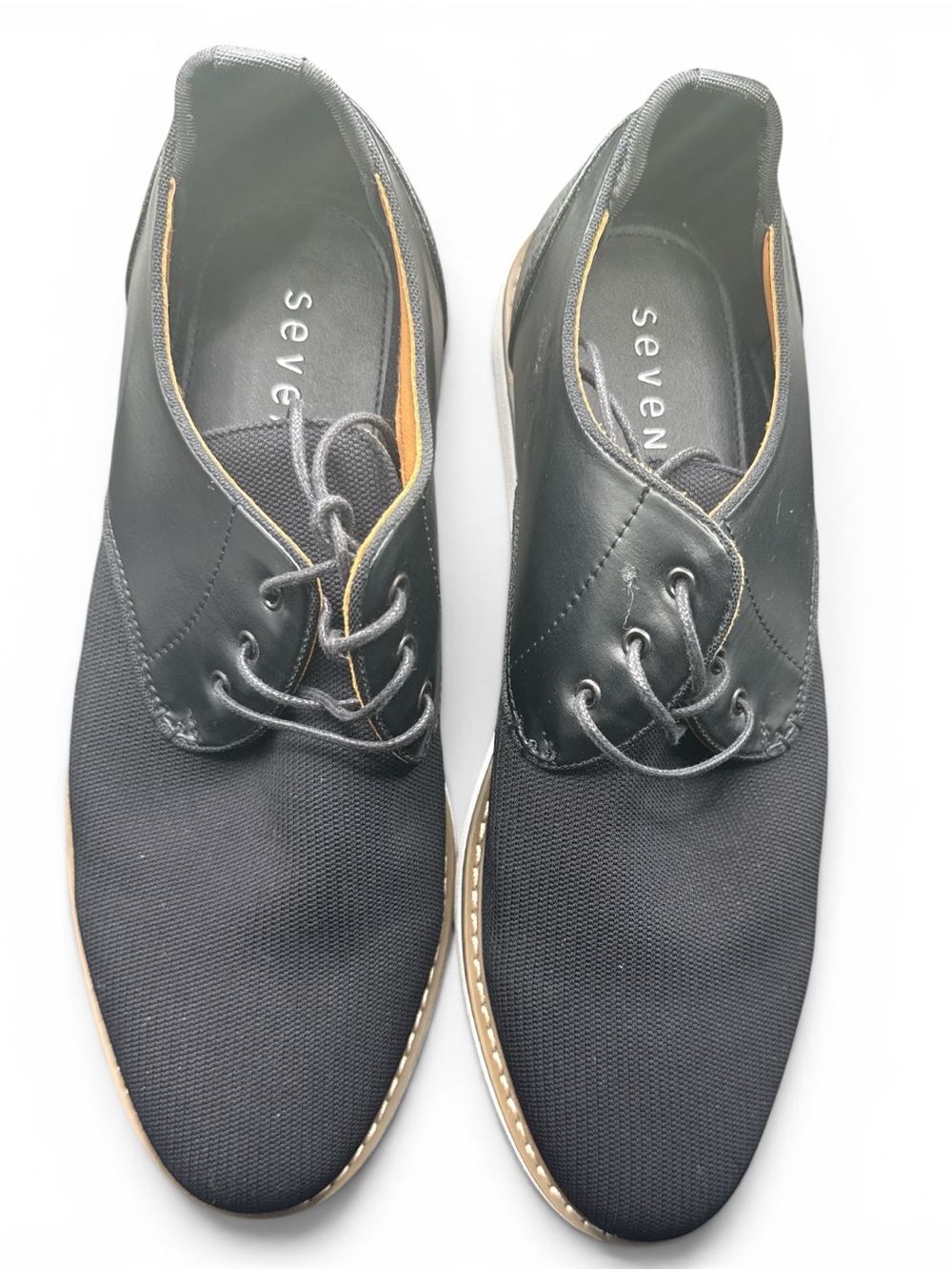 SEVEN 91 Black Casual Comfort Dress Shoes – Men's Size 8.5